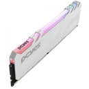Memória DDR4 PCYes, RGB, 8GB, 3200MHz, Branco