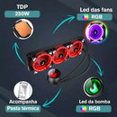 Water Cooler Rise Mode Black 360mm Rgb
