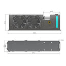 Kit Water Cooler 160mm Radiador Externo para PC
